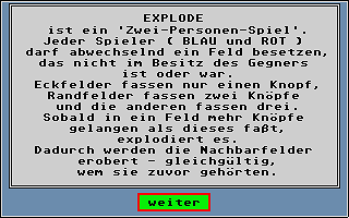 Explode atari screenshot